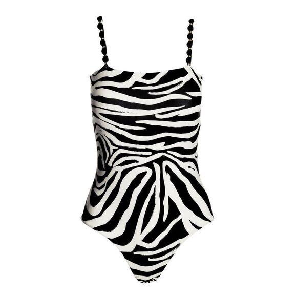 New. Boston Proper animal print swimsuit Small. Retails $127 - Picture 7 of 14